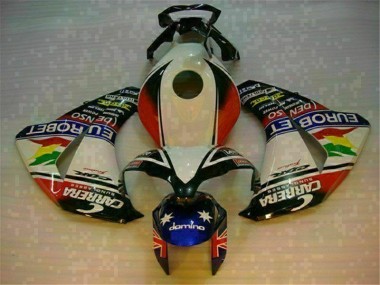 White Blue 2008-2011 Honda CBR1000RR Motorcycle Bodywork